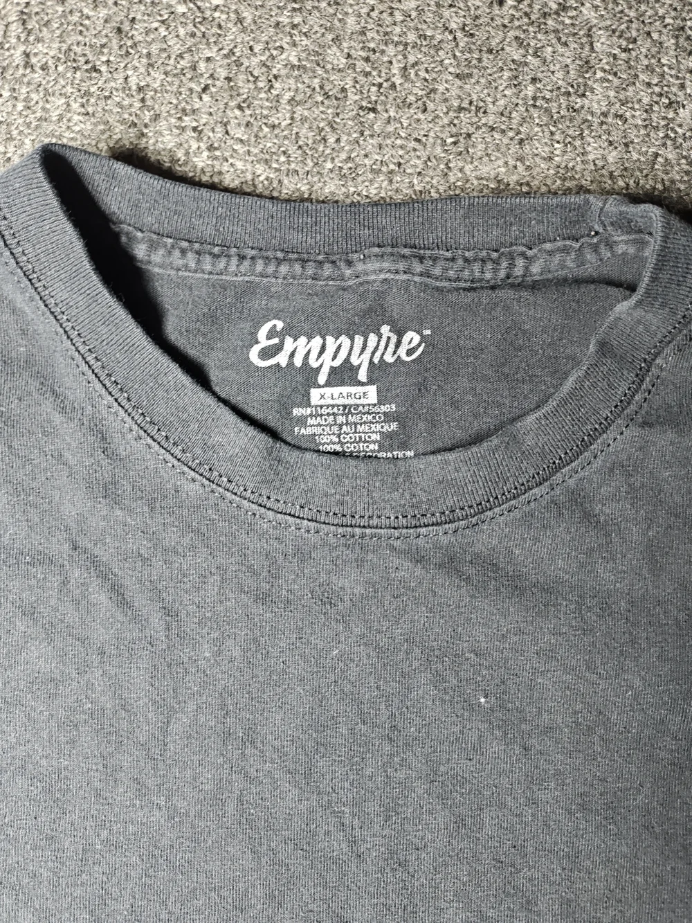 Empyre Black Graphic Palm Logo Tee - Men's Casual Shirt Size XL - Picture 3 of 9